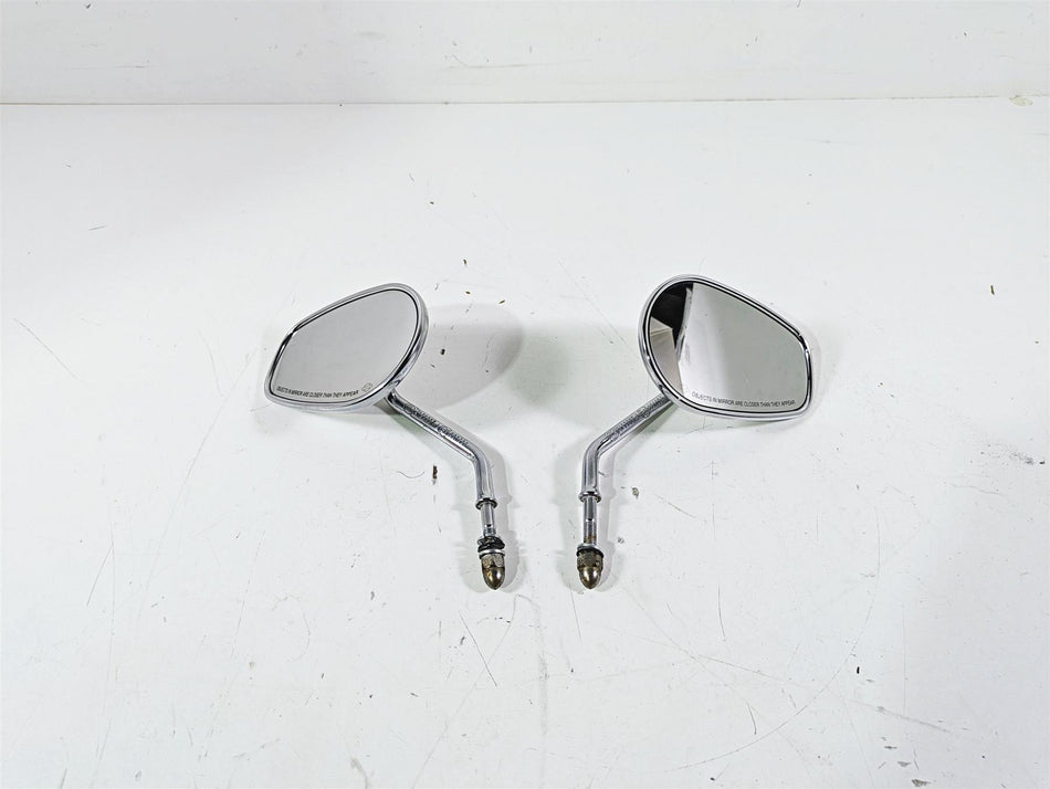 2012 Harley FLD Dyna Switchback Chrome Rear View Mirror Set 91840-03B 91845-03B {{ shop.shopifyCountryName }} - Mototech271