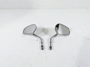 2012 Harley FLD Dyna Switchback Chrome Rear View Mirror Set  91840-03B 91845-03B | Mototech271
