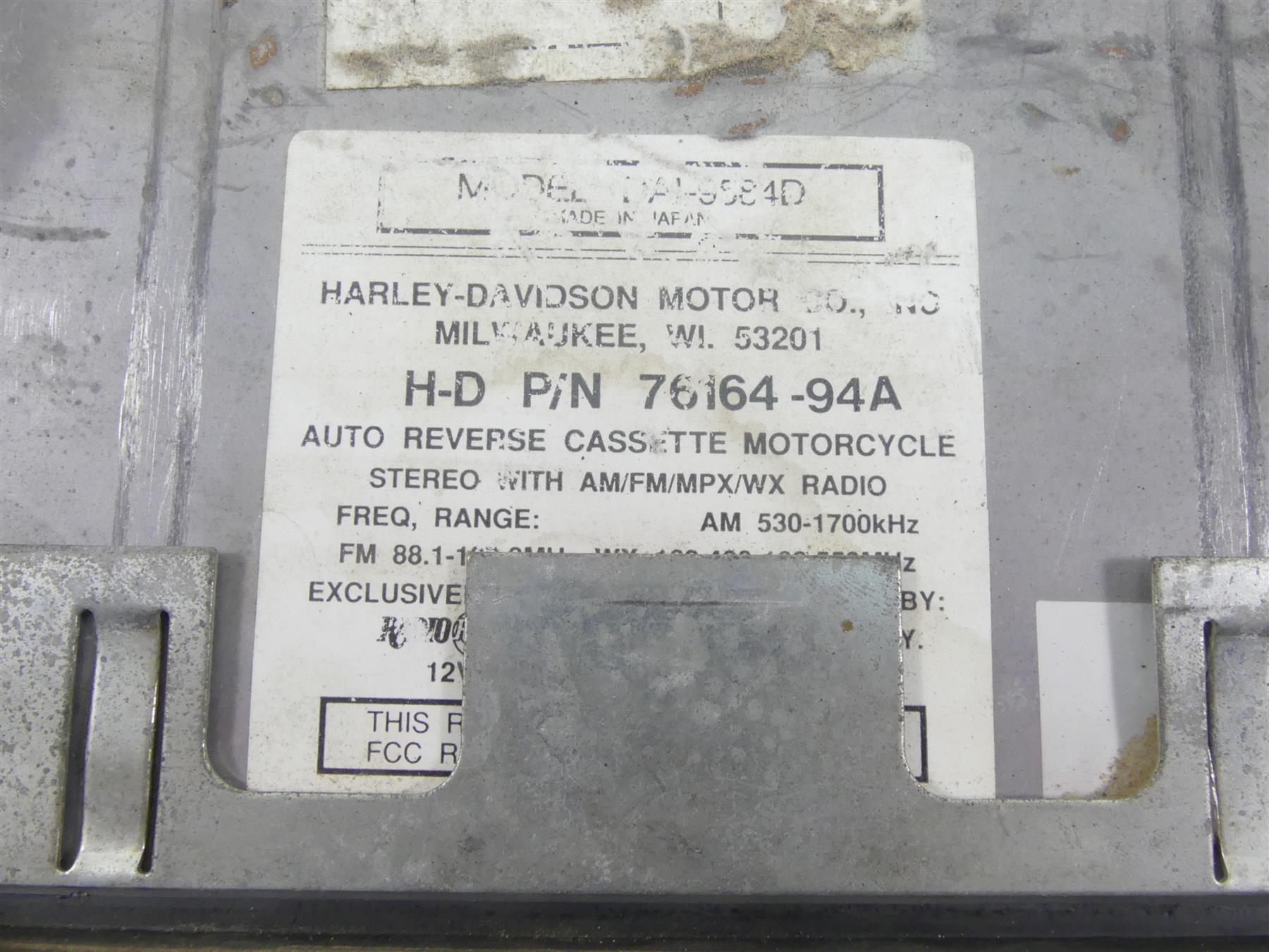 1995 Harley Touring FLHTCU Electra Glide Radio Amp + Pac IS31 Module 76164-94 {{ shop.shopifyCountryName }} - Mototech271