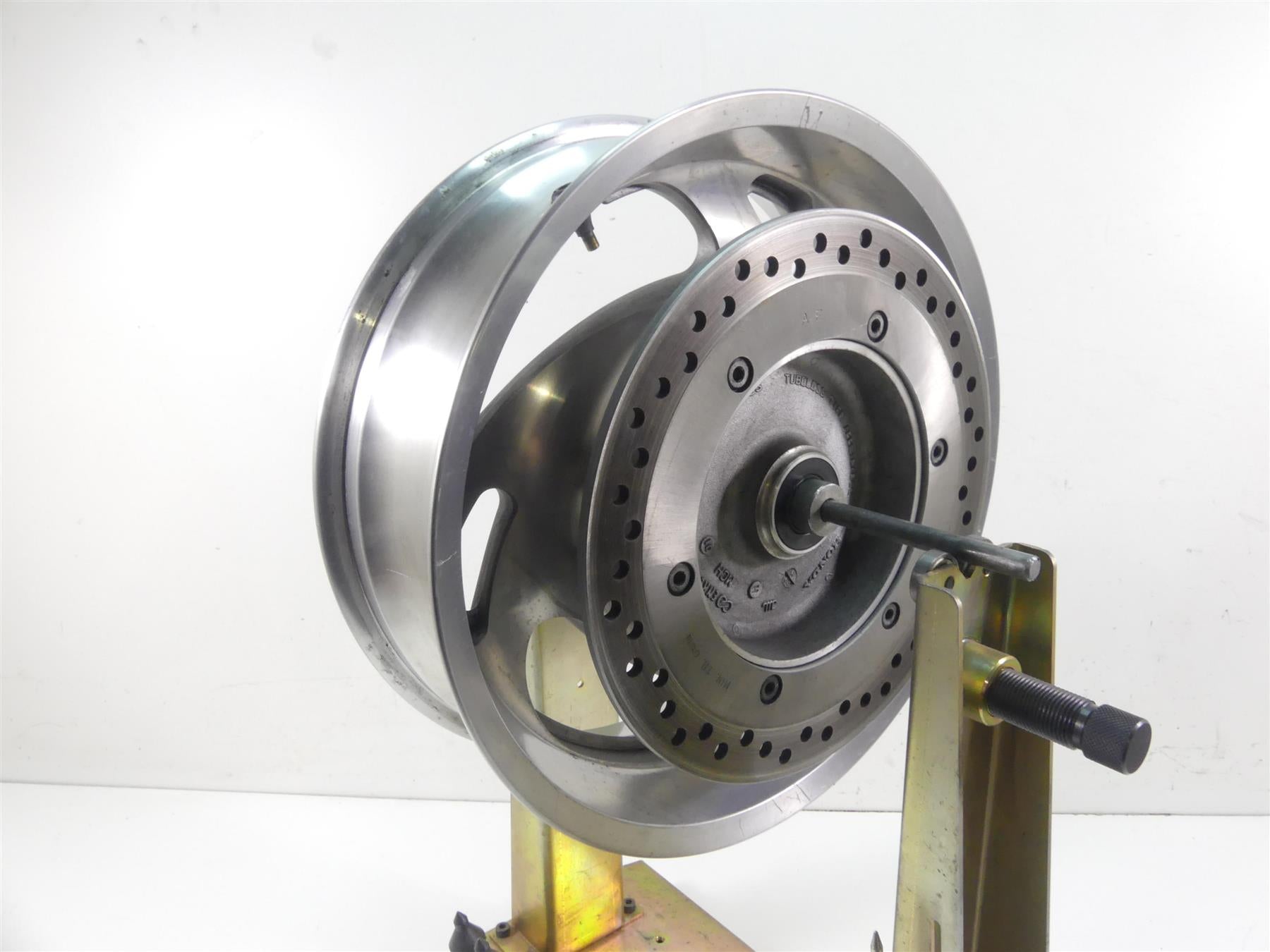 2002 Honda VTX1800 C Straight Rear Wheel Rim 16x5 42650-MCH-010 {{ shop.shopifyCountryName }} - Mototech271