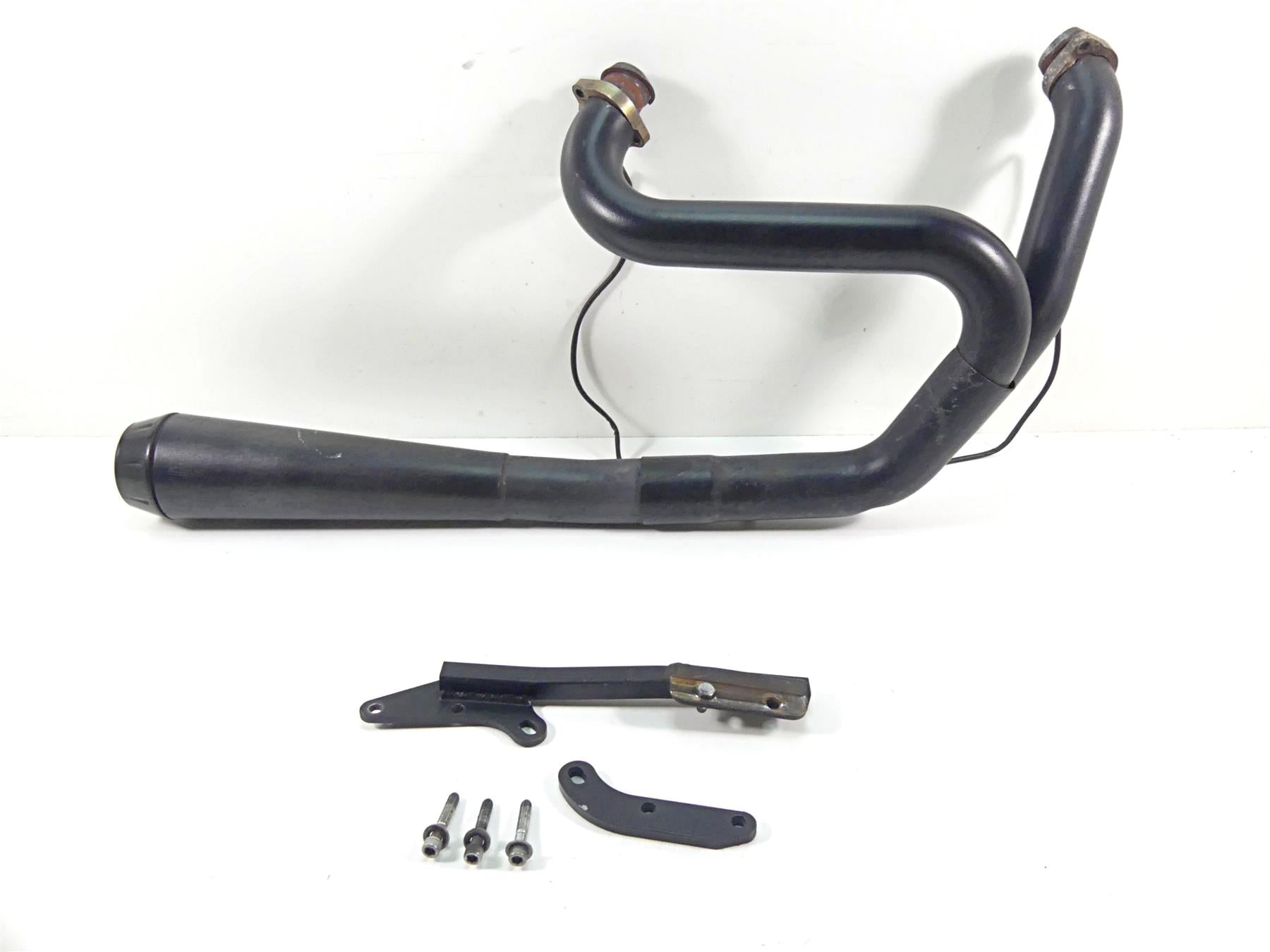 2014 Harley Dyna FXDB Street Bob Bassani Road Rage 2 in 1 Exhaust System 1D5250B {{ shop.shopifyCountryName }} - Mototech271
