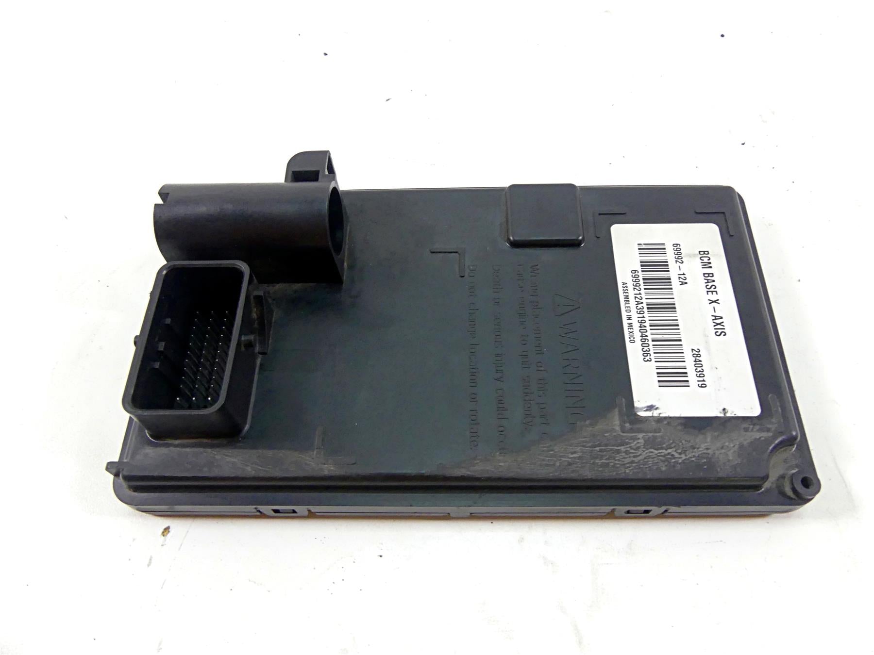 2014 Harley Dyna FXDB Street Bob Bcm Body Control Module X-Axis 69992-12A {{ shop.shopifyCountryName }} - Mototech271