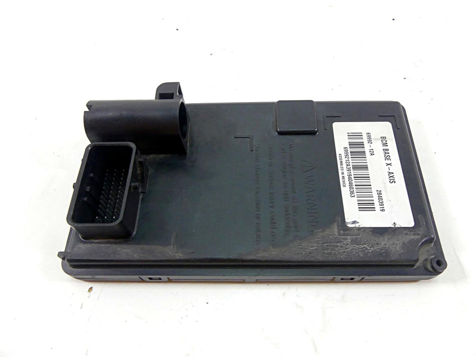 2014 Harley Dyna FXDB Street Bob Bcm Body Control Module X-Axis 69992-12A {{ shop.shopifyCountryName }} - Mototech271