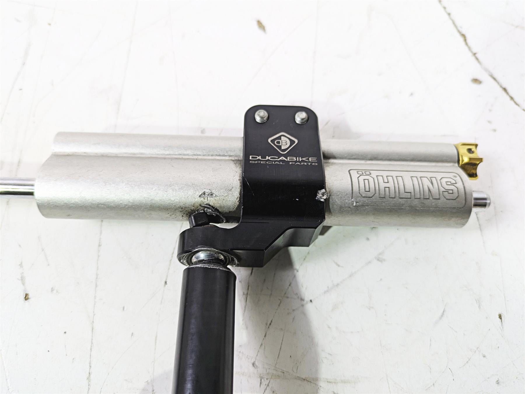 2017 Ducati Monster 1200 S Ohlins Steering Damper Stabilizer & Ducabike Mounts {{ shop.shopifyCountryName }} - Mototech271