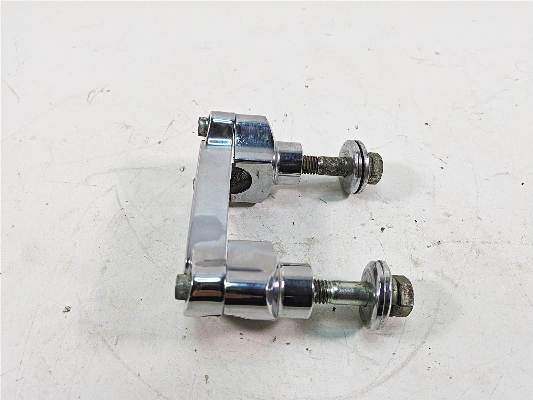 2005 Harley Dyna FXDL Low Rider Handlebar Riser Holder Set 1 3/4" 56567-86B {{ shop.shopifyCountryName }} - Mototech271