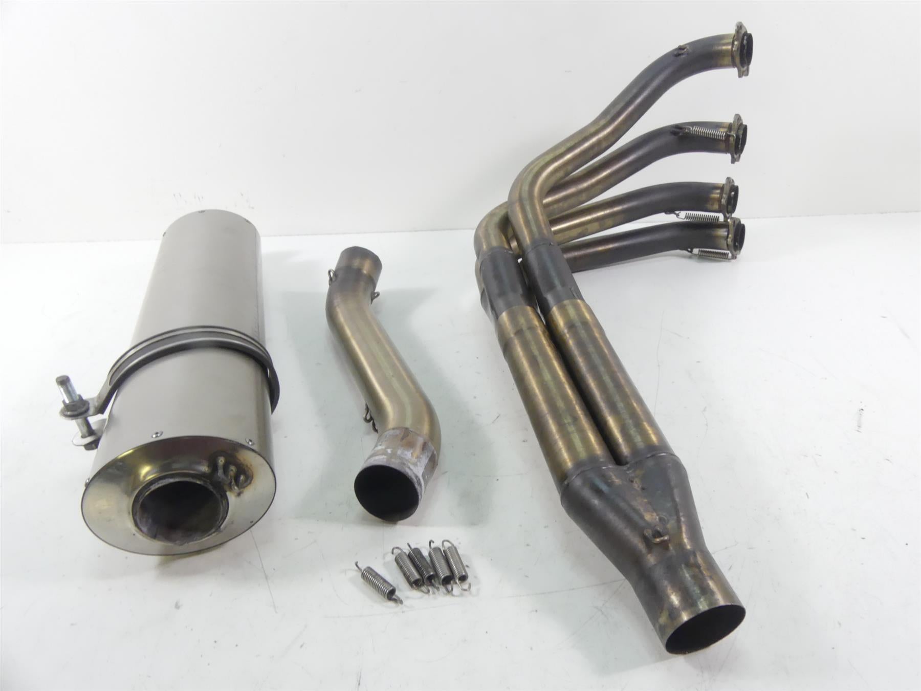 2001 Kawasaki ZX600J2 ZX6R Ninja Hindle Titanium Full Exhaust System 4into1 {{ shop.shopifyCountryName }} - Mototech271