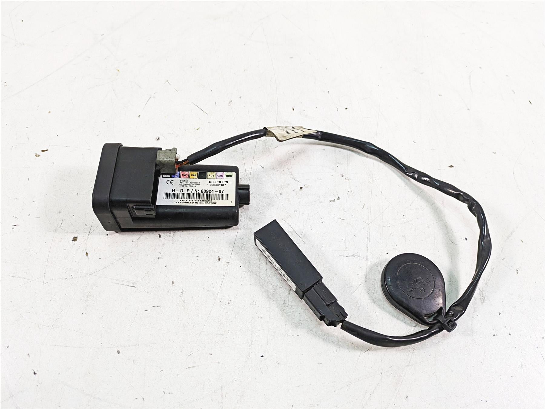 2007 Harley Sportster XL1200 C Tssm Turn Signal Security Module + Fob 68924-07 {{ shop.shopifyCountryName }} - Mototech271