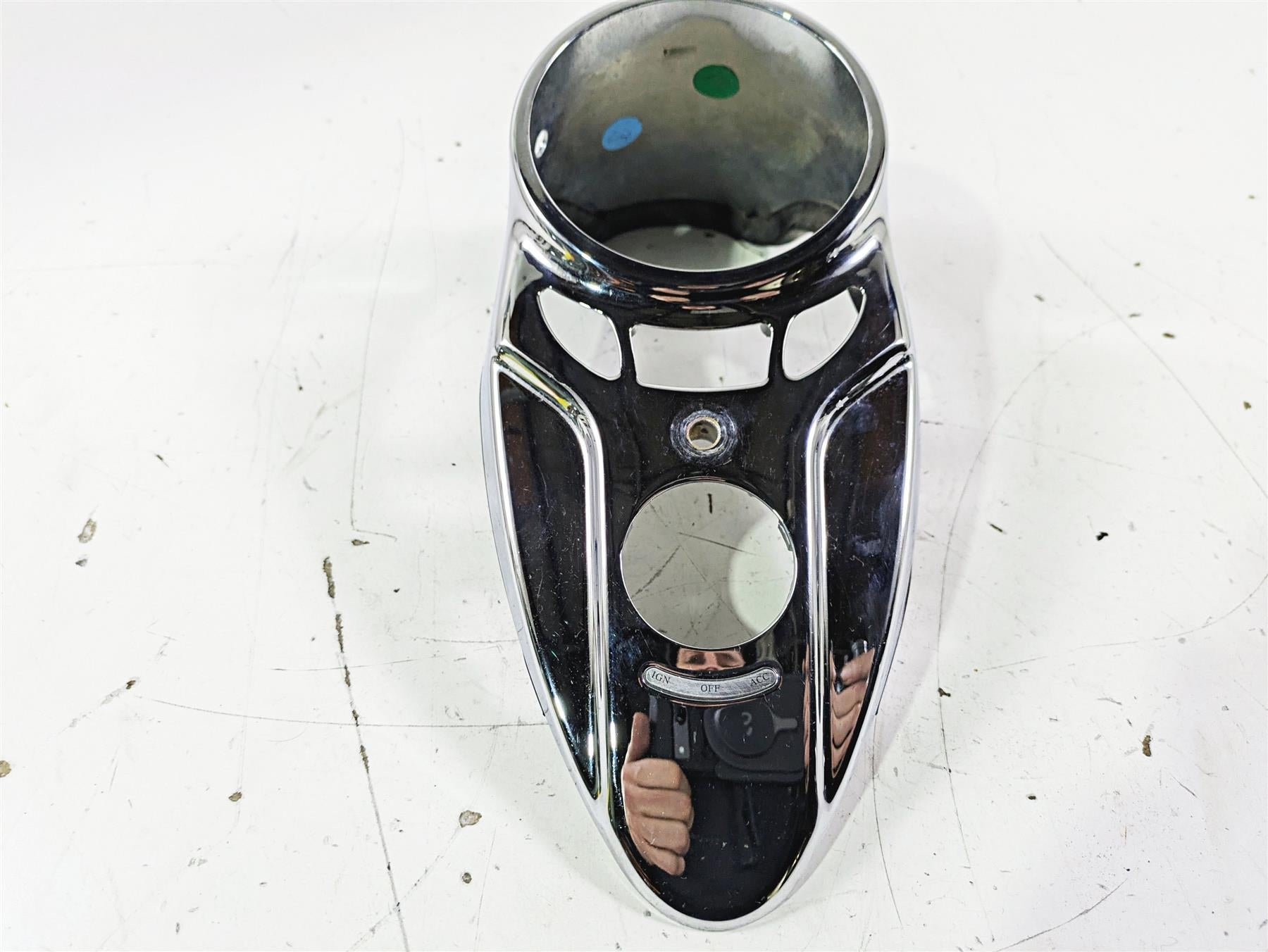 2016 Harley FLSTC Softail Heritage Chrome Tank Dash Console Cover 71952-08 {{ shop.shopifyCountryName }} - Mototech271
