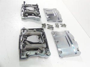 2006 Harley Touring FLHTCUI Electra Glide Chrome Valve Cover Rocker Box 17593-99