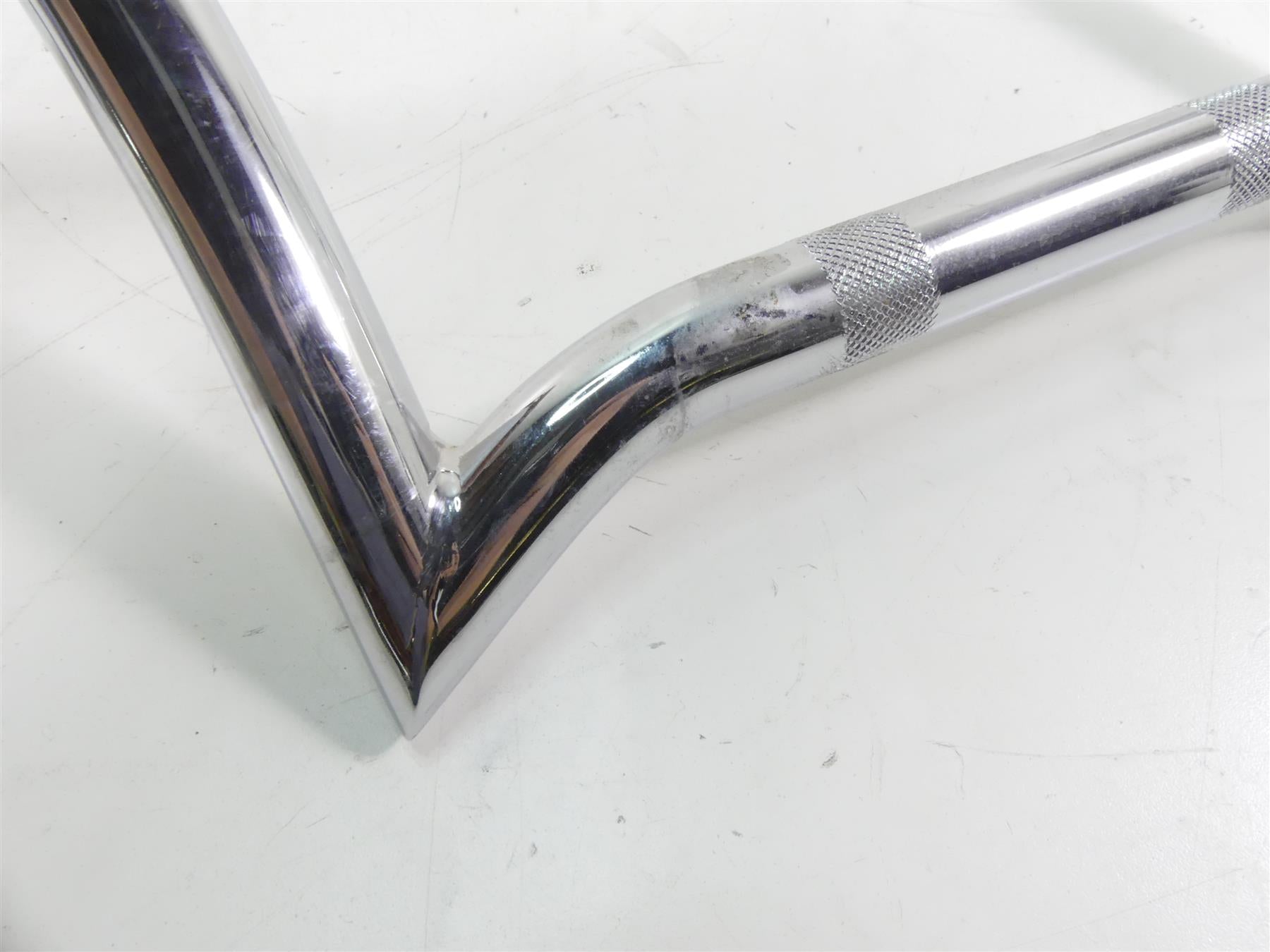 2003 Honda VTX1800R Aftermarket Handlebar Handle Z-Bar Chrome Steering {{ shop.shopifyCountryName }} - Mototech271