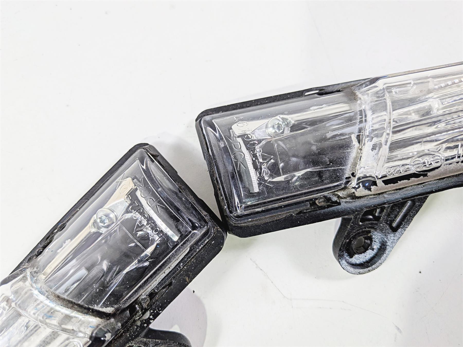 2015 Ducati Diavel Dark Front Blinker Turn Signal Set -Read 53010301B 53010311B-Mototech271