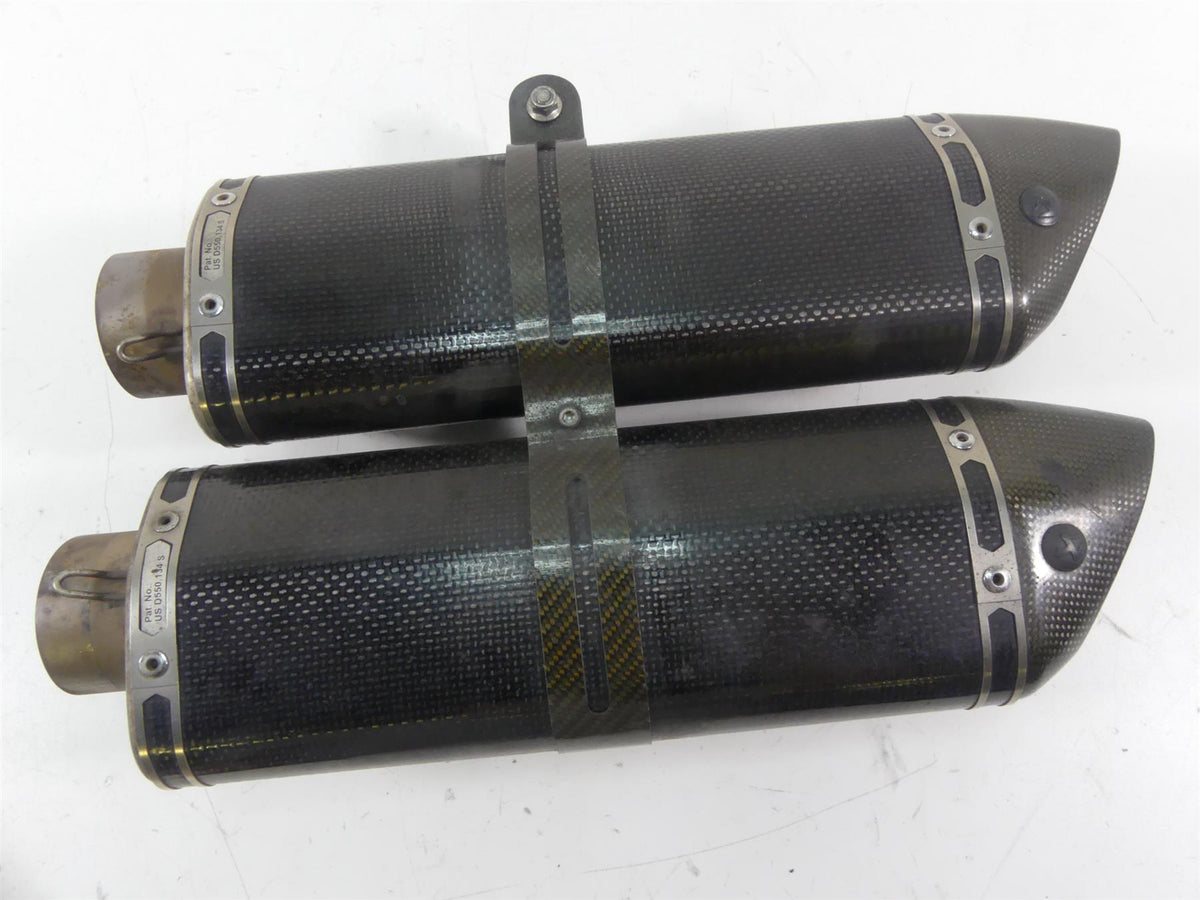 2013 Ducati Streetfighter 848 Akrapovic Carbon Exhaust Muffler Set US D550 134S {{ shop.shopifyCountryName }} - Mototech271