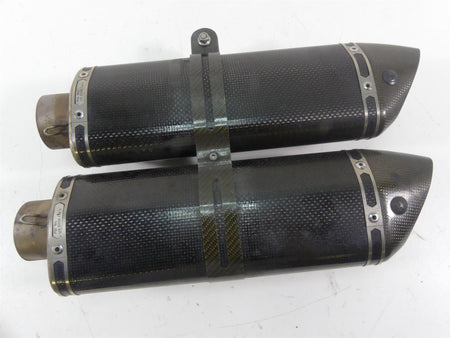 2013 Ducati Streetfighter 848 Akrapovic Carbon Exhaust Muffler Set US D550 134S {{ shop.shopifyCountryName }} - Mototech271