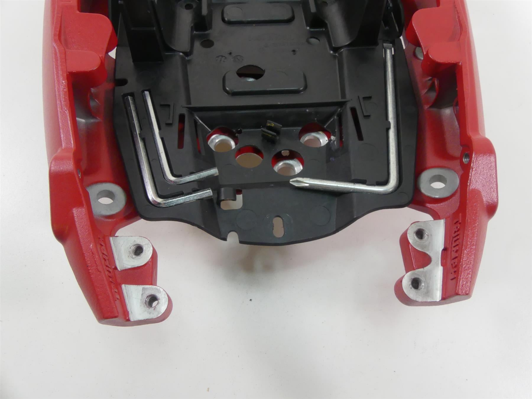2013 Triumph Street Triple 675R Rear Red Subframe & Inner Fender T2070329 {{ shop.shopifyCountryName }} - Mototech271