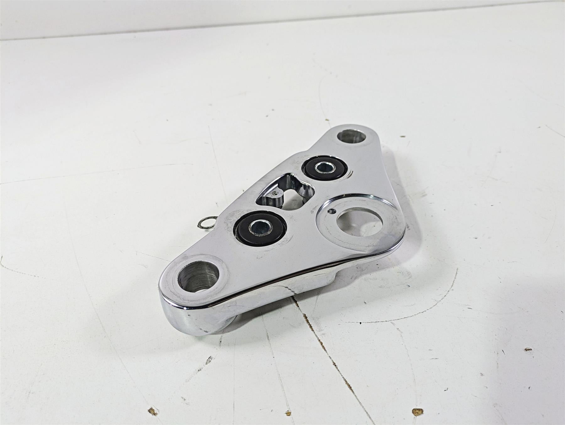 2009 Harley FXCWC Softail Rocker Upper Triple Tree Steering Clamp 49mm 46637-08 {{ shop.shopifyCountryName }} - Mototech271