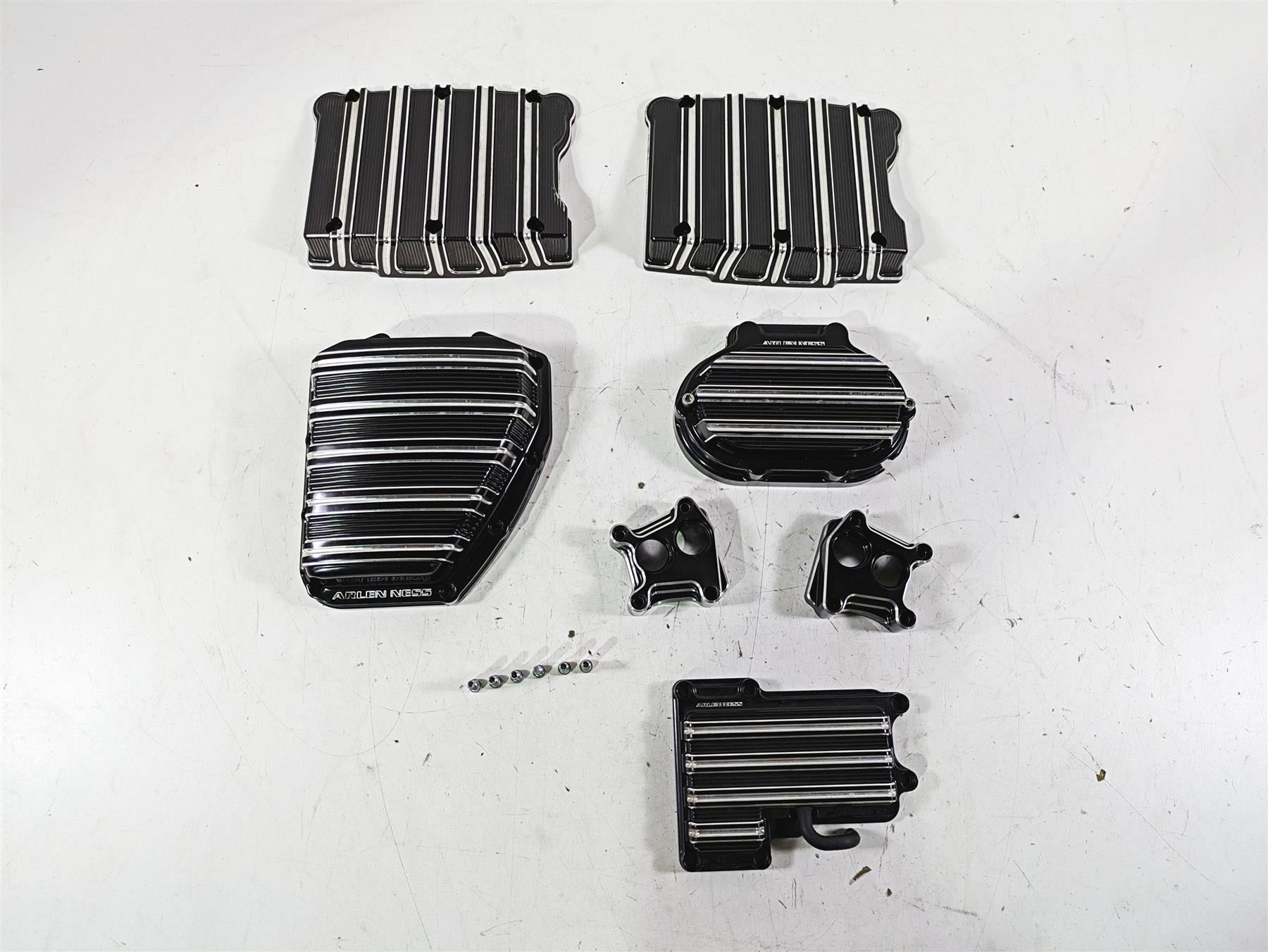 2015 Harley Touring FLHXS Street Glide Arlen Ness Engine Tranny Cover Set 03-963 {{ shop.shopifyCountryName }} - Mototech271