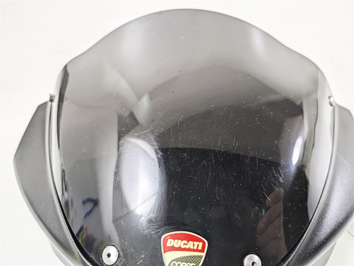 2009 Ducati Monster 1100 S Windshield Wind Screen Shield & Mount 48130531A {{ shop.shopifyCountryName }} - Mototech271