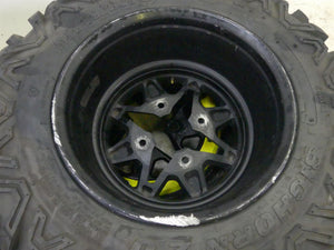 2017 Can Am Maverick X3 XDS Turbo R Oem Wheel Maxxis Tire Set -Read 705401965