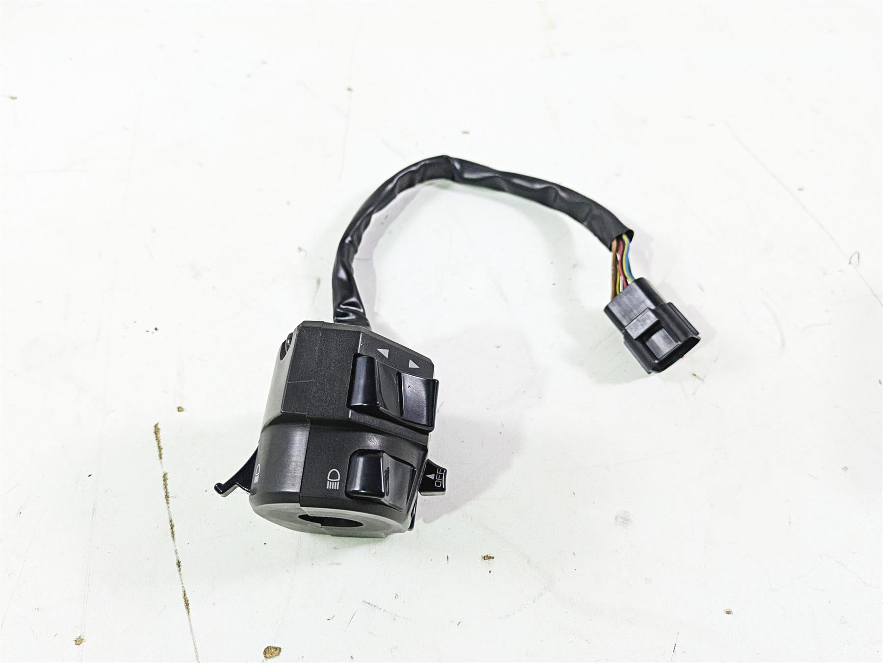 2008 Ducati SBK 1098 S Left Hand Turn Signal Lights Control Switch 65110041A {{ shop.shopifyCountryName }} - Mototech271