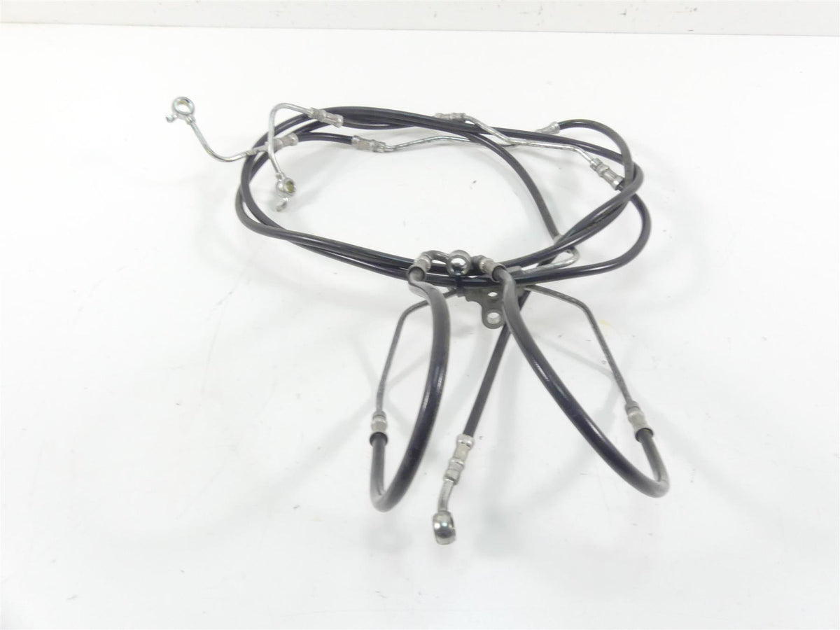 2013 Harley Touring FLHTP Electra Glide Front Abs Brake Line Hose Set 40612-09 {{ shop.shopifyCountryName }} - Mototech271