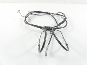 2013 Harley Touring FLHTP Electra Glide Front Abs Brake Line Hose Set 40612-09