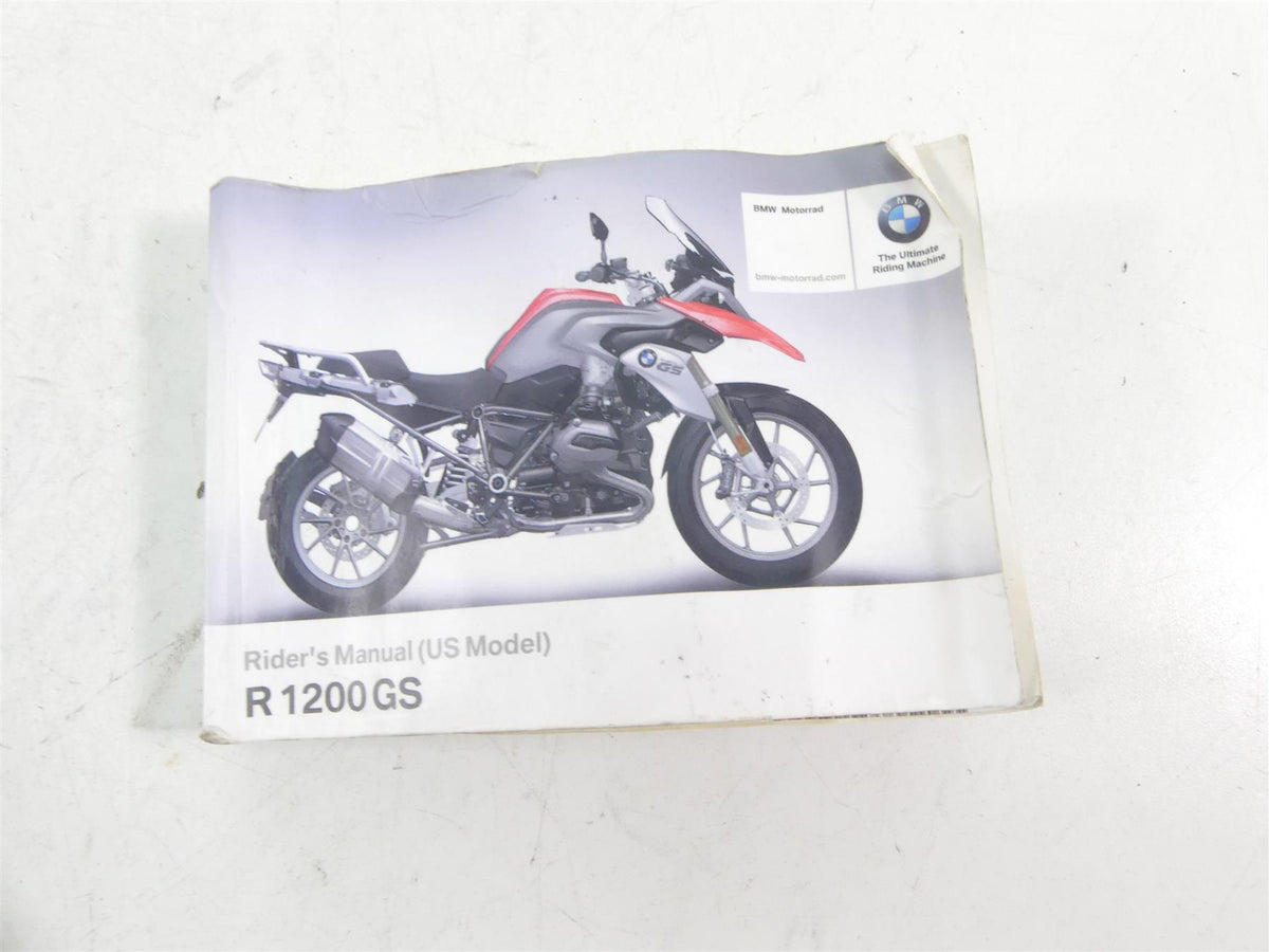 2017 BMW R1200GS GSW K50 Owners Manual US Model Book 01408358057 {{ shop.shopifyCountryName }} - Mototech271