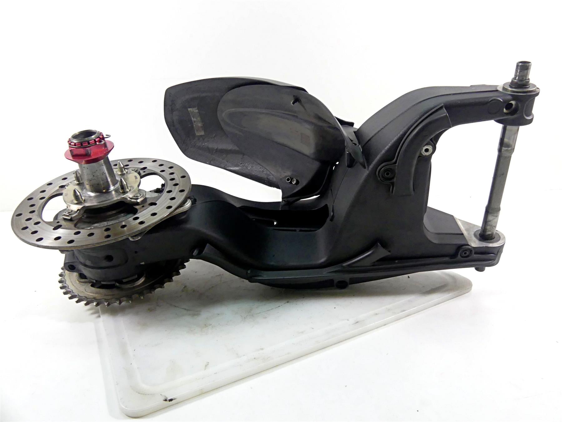 2012 Ducati Monster 1100 EVO Rear Swingarm Swing Arm & Axle 37010911B 819Z0011B {{ shop.shopifyCountryName }} - Mototech271