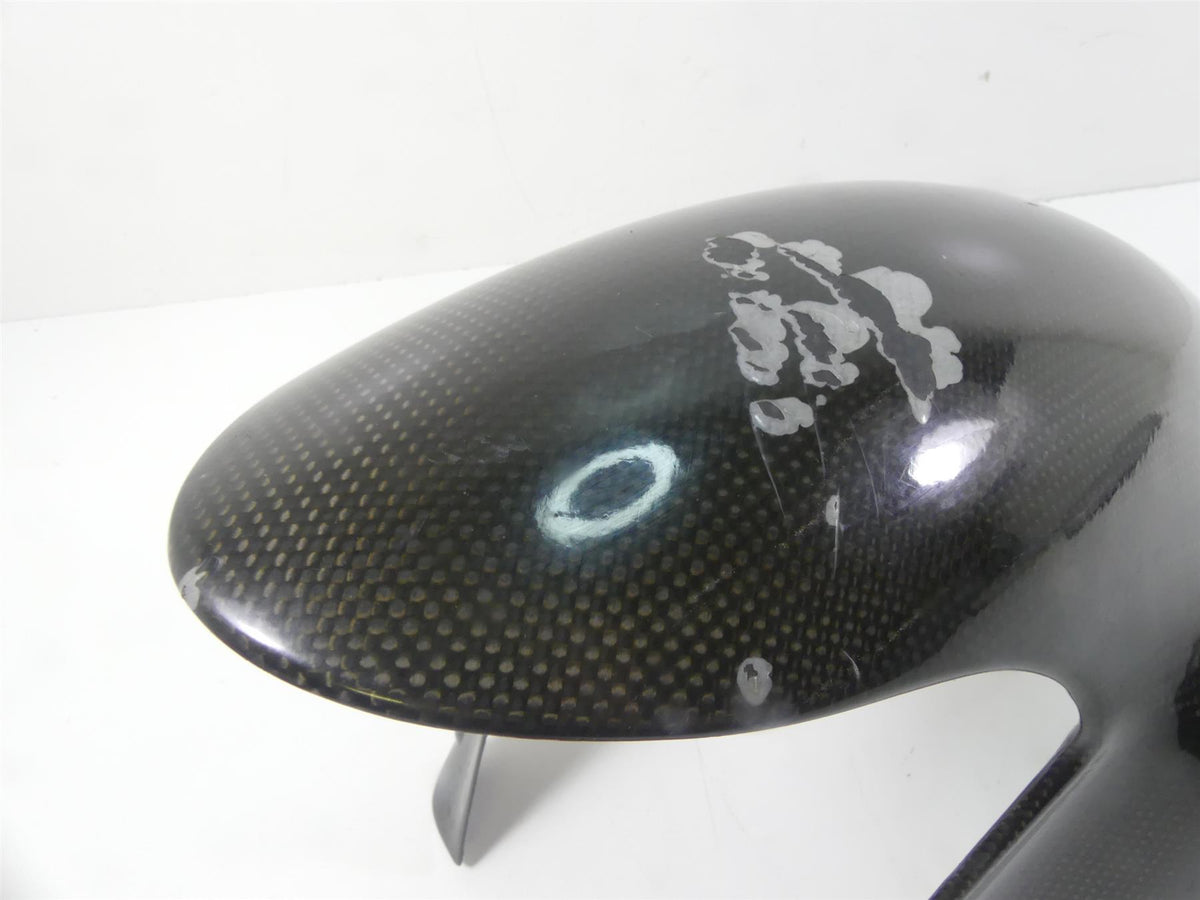 2008 Ducati 1098 S Front Carbon Fiber Mud Guard Fender 56420551A {{ shop.shopifyCountryName }} - Mototech271