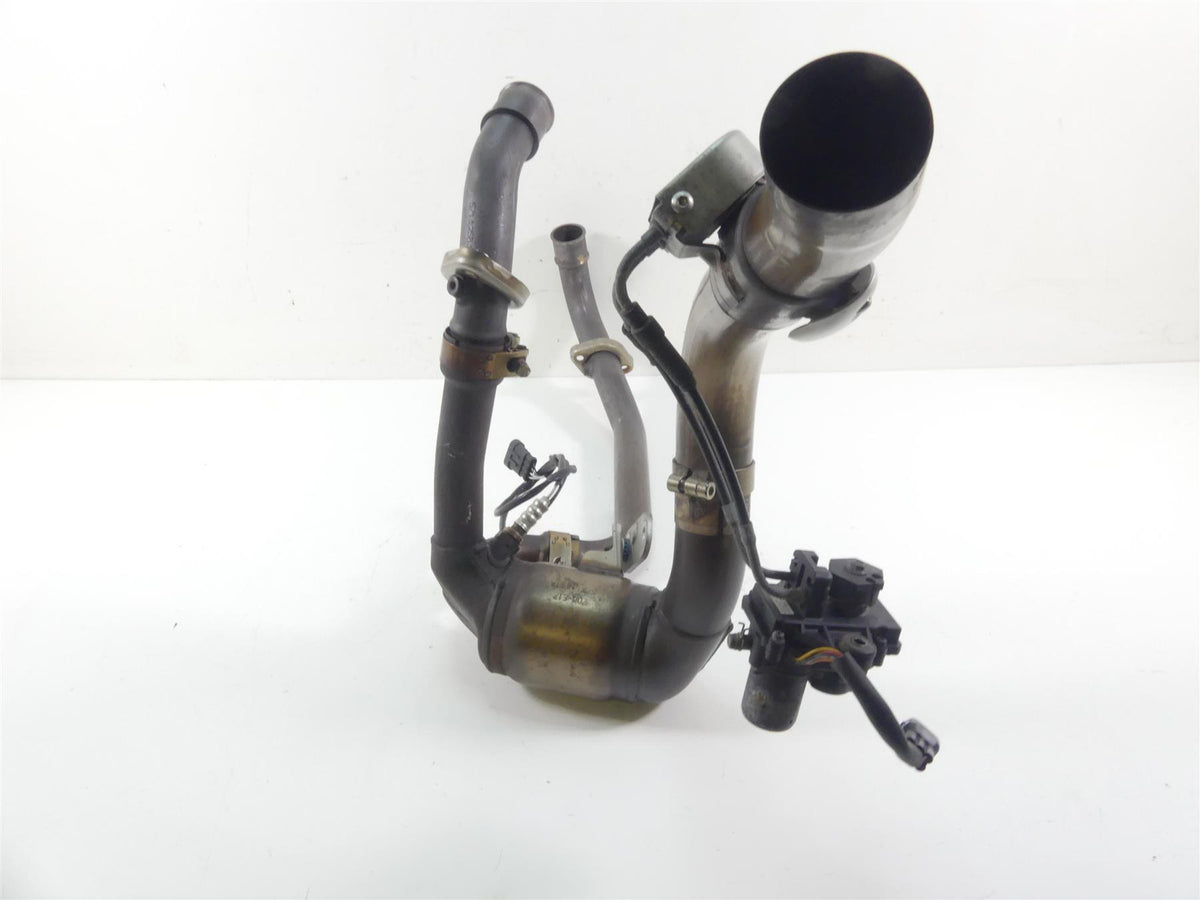 2008 Ducati Hypermotard 1100 Oem Exhaust Pipe Header Manifold + Servo 57221451A {{ shop.shopifyCountryName }} - Mototech271