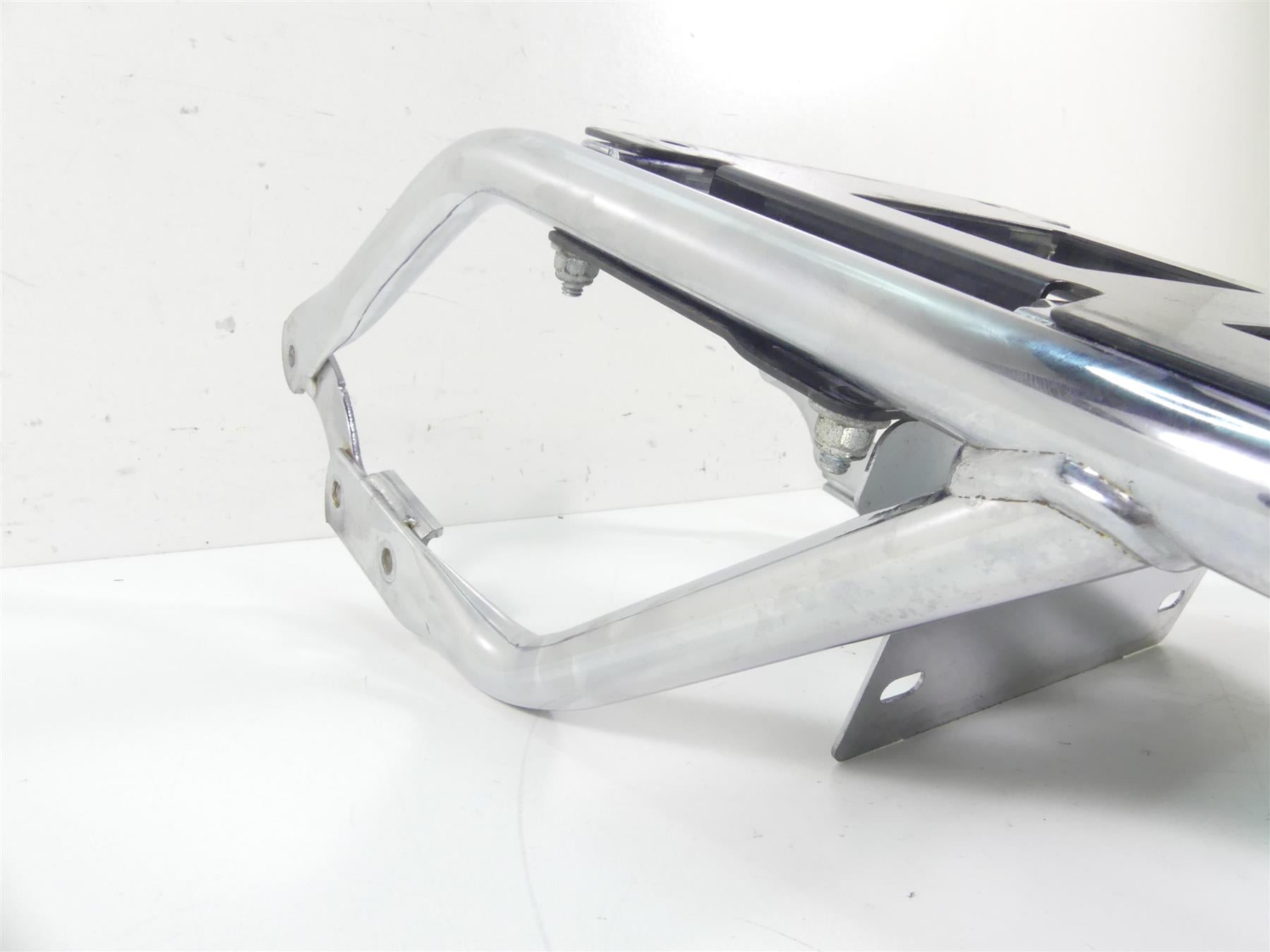 2009 Harley FLHTCU SE4 CVO E-Glide Rear Chrome Luggage Rack Trunk Mount 53411-09 {{ shop.shopifyCountryName }} - Mototech271