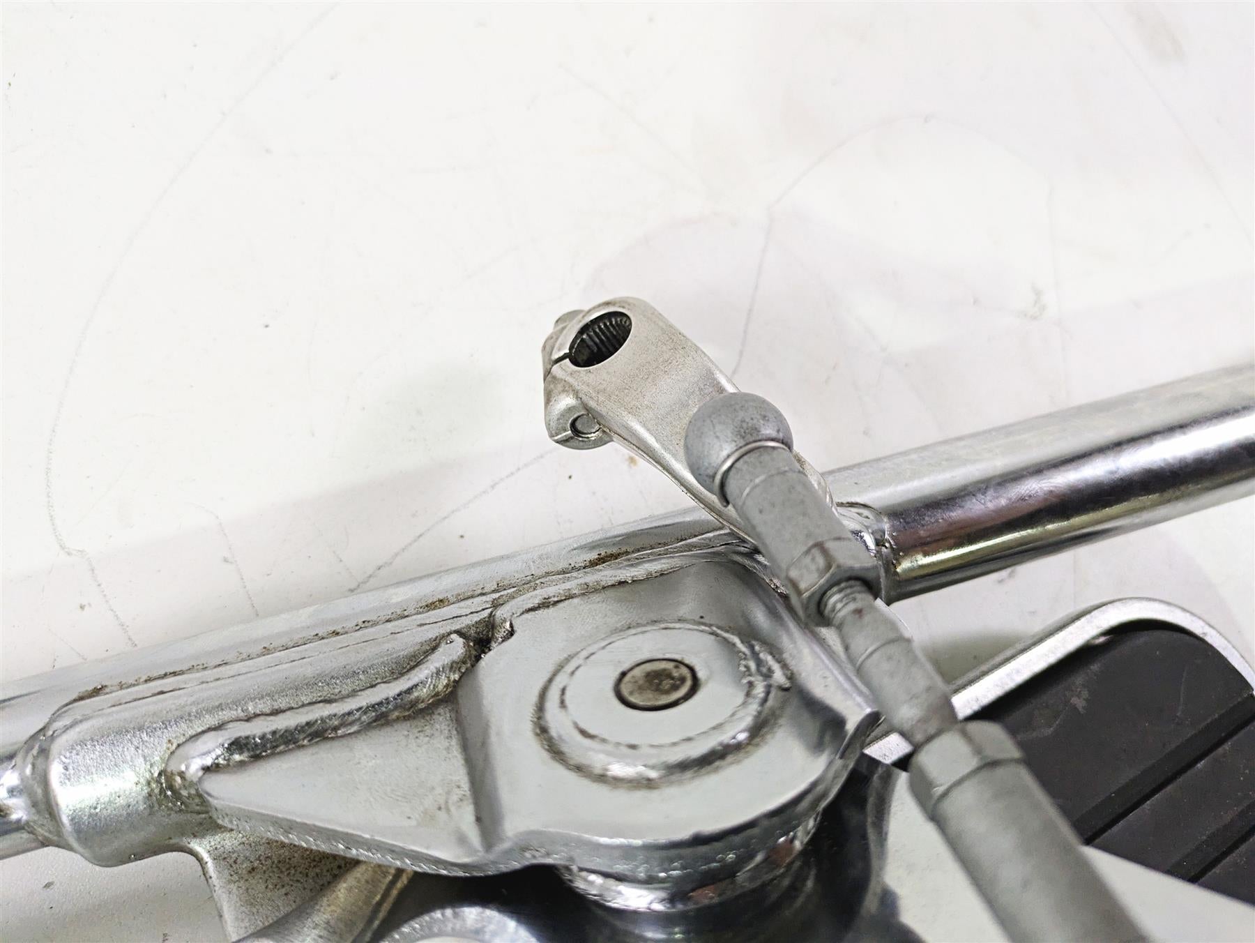 2006 Triumph Rocket 3 Left Rider Foot Peg Mount & Shifter T2083008 {{ shop.shopifyCountryName }} - Mototech271