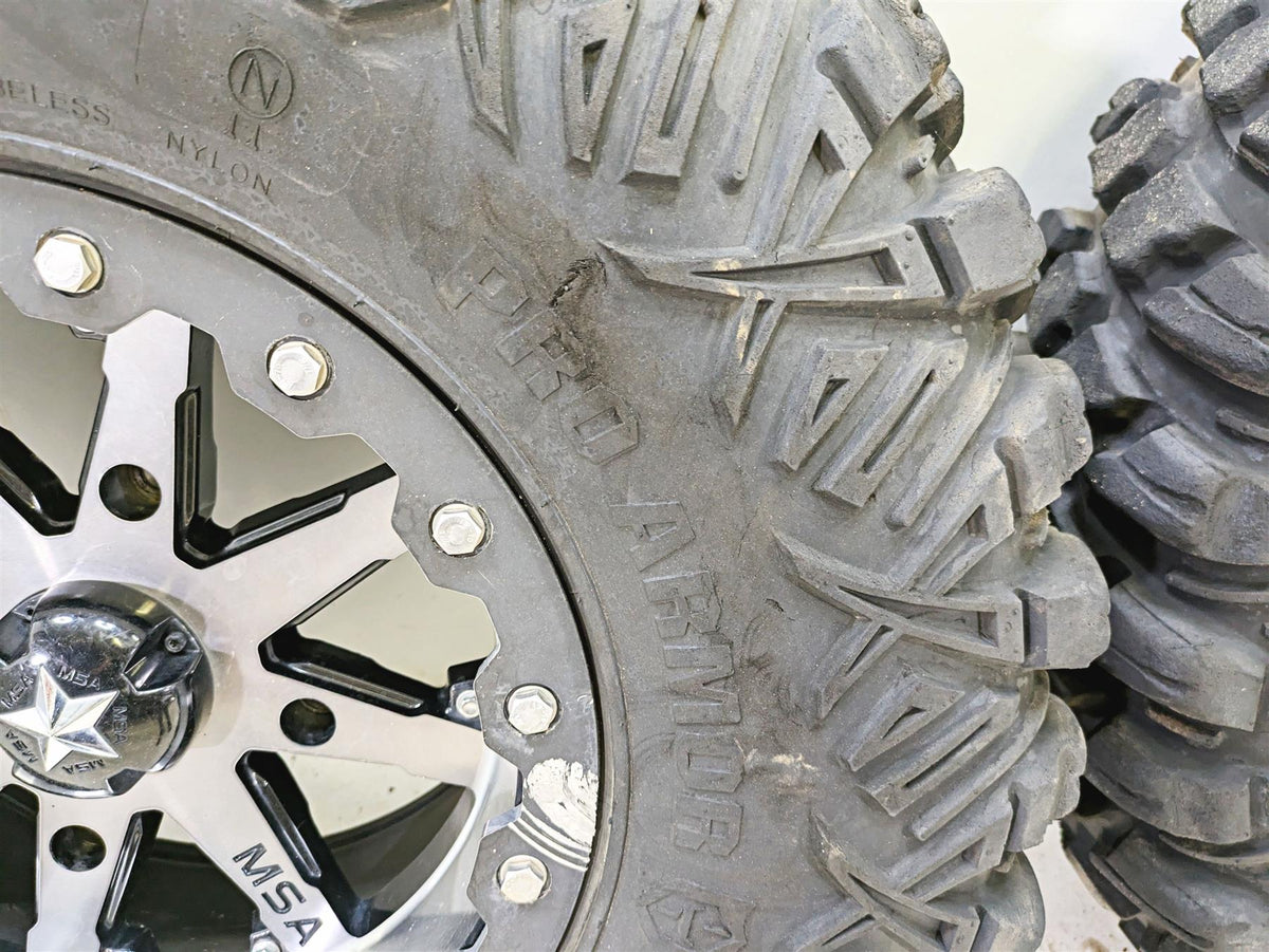 2021 Polaris RZR1000 XP Premium Msa 14x7 Wheels & Pro Armor Tires Set M21-04737 {{ shop.shopifyCountryName }} - Mototech271