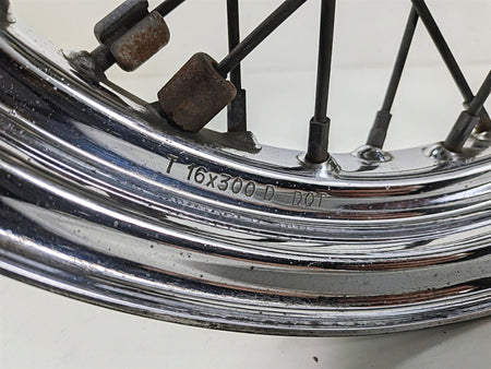 2001 Harley FLHRCI Road King 16x3 Rear Wheel Spoke Rim - Read 40975-05A {{ shop.shopifyCountryName }} - Mototech271