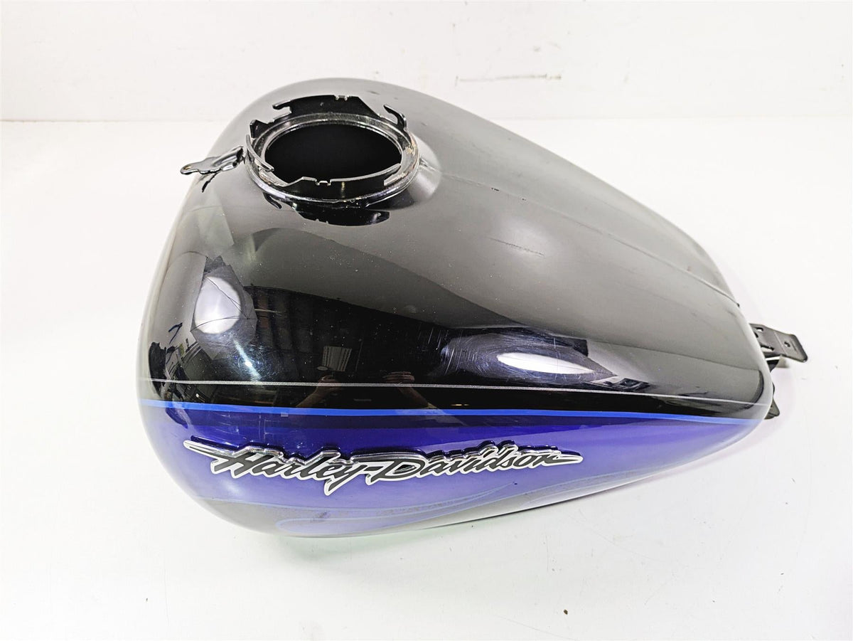 2011 Harley Touring FLHTCUSE CVO E-Glide Fuel Petrol Gas Tank Blue 61000006 {{ shop.shopifyCountryName }} - Mototech271