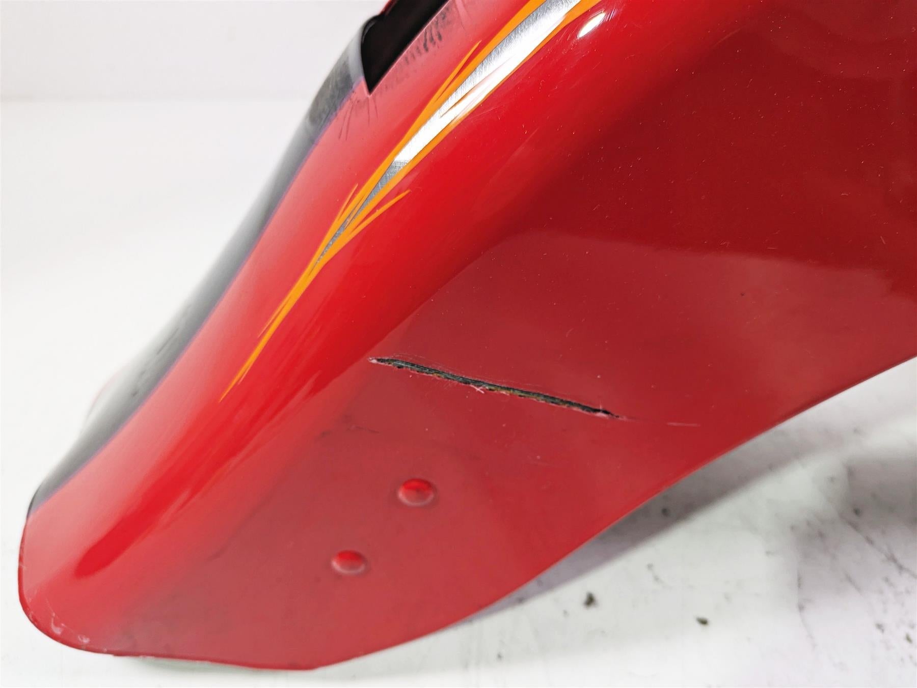 2005 Harley Softail FLSTFSE CVO Fat Boy Rear Fender Electric Cherry 59631-05 {{ shop.shopifyCountryName }} - Mototech271