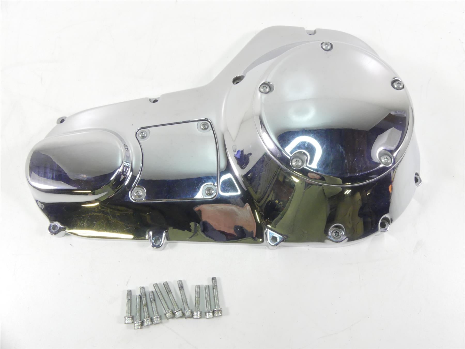 2001 Harley Touring FLHRCI Road King Outer Primary Drive Clutch Cover 60672-98 {{ shop.shopifyCountryName }} - Mototech271
