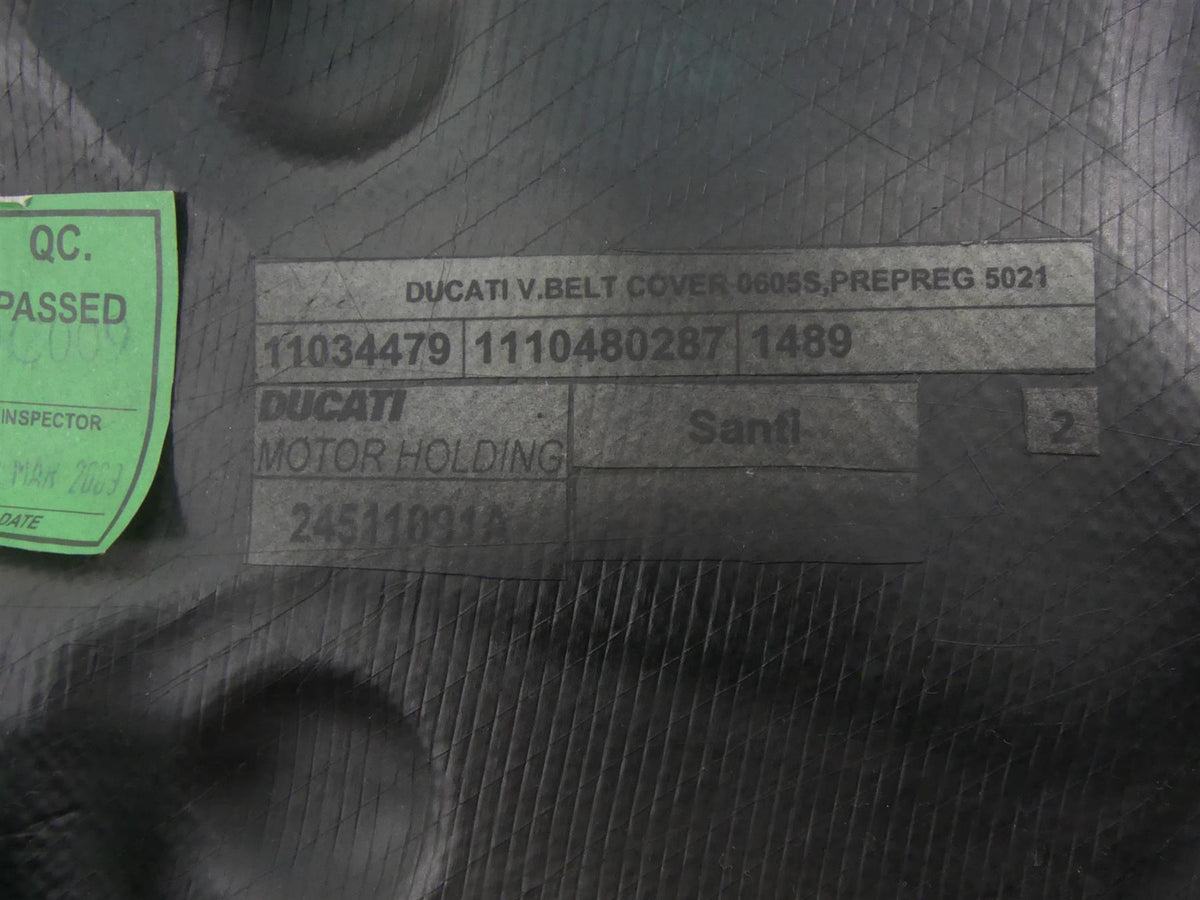 2010 Ducati Streetfighter 1098 S Carbon Fiber Timing Belt Covers 24511081A {{ shop.shopifyCountryName }} - Mototech271