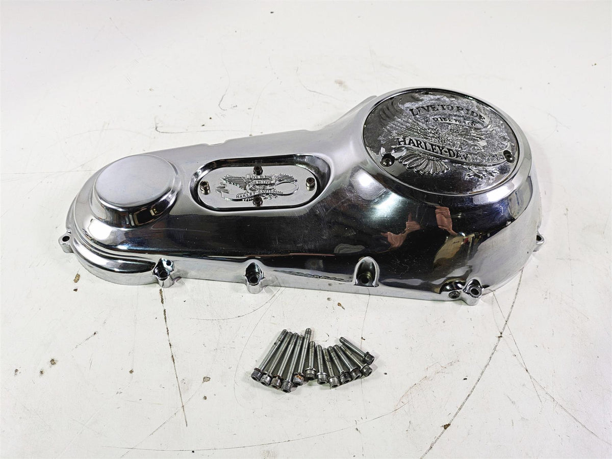 1992 Harley FLSTC Softail Heritage Outer Primary Clutch Cover 60543-89 60506-89A {{ shop.shopifyCountryName }} - Mototech271