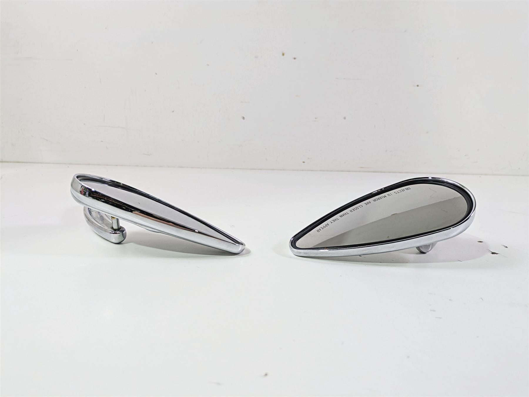 2007 Harley Sportster XL1200 C Willie G Skull Teardrop Mirrors 91315-04 {{ shop.shopifyCountryName }} - Mototech271