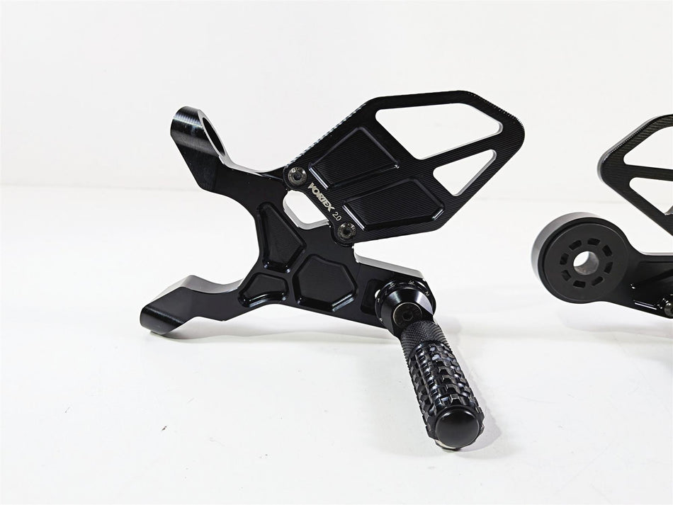 2024 BMW S1000RR K67 Front Rider Vortex Rearset Foot Peg Set - Read RS186K-Mototech271