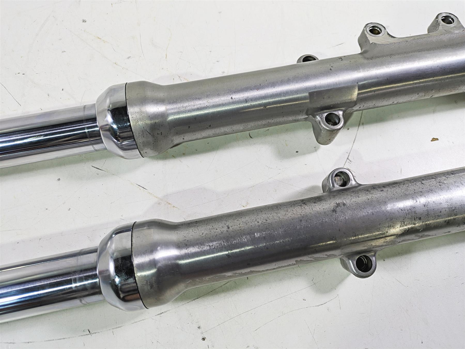 2003 Harley Dyna FXDL Low Rider 100TH Front Fork Leg Set 39mm 45947-00 45948-00 {{ shop.shopifyCountryName }} - Mototech271