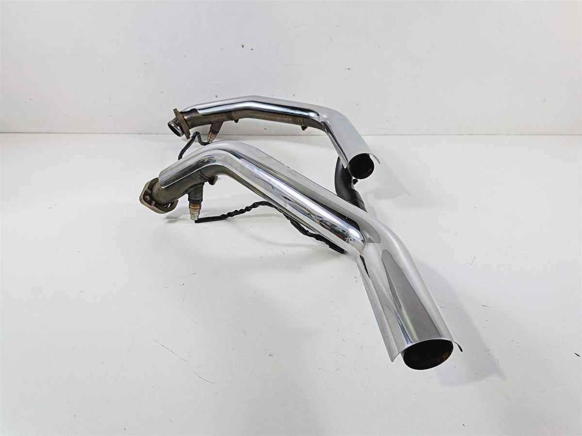 2007 Harley Dyna FXDB Street Bob Stock Exhaust Header Manifold Set 65631-06 {{ shop.shopifyCountryName }} - Mototech271
