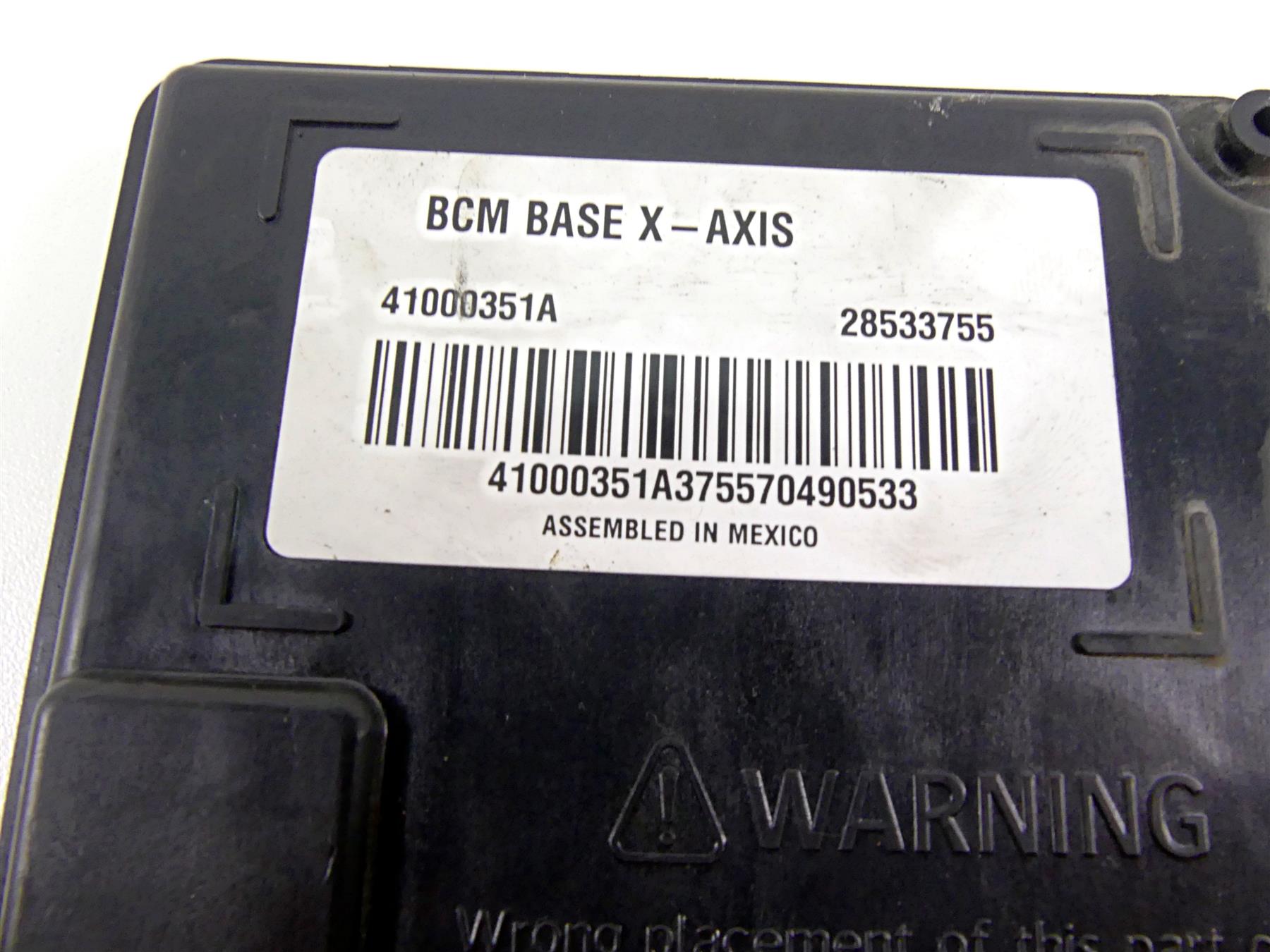 2017 Harley Dyna FXDB Street Bob Bcm Body Control Module X-Axis 41000351A {{ shop.shopifyCountryName }} - Mototech271