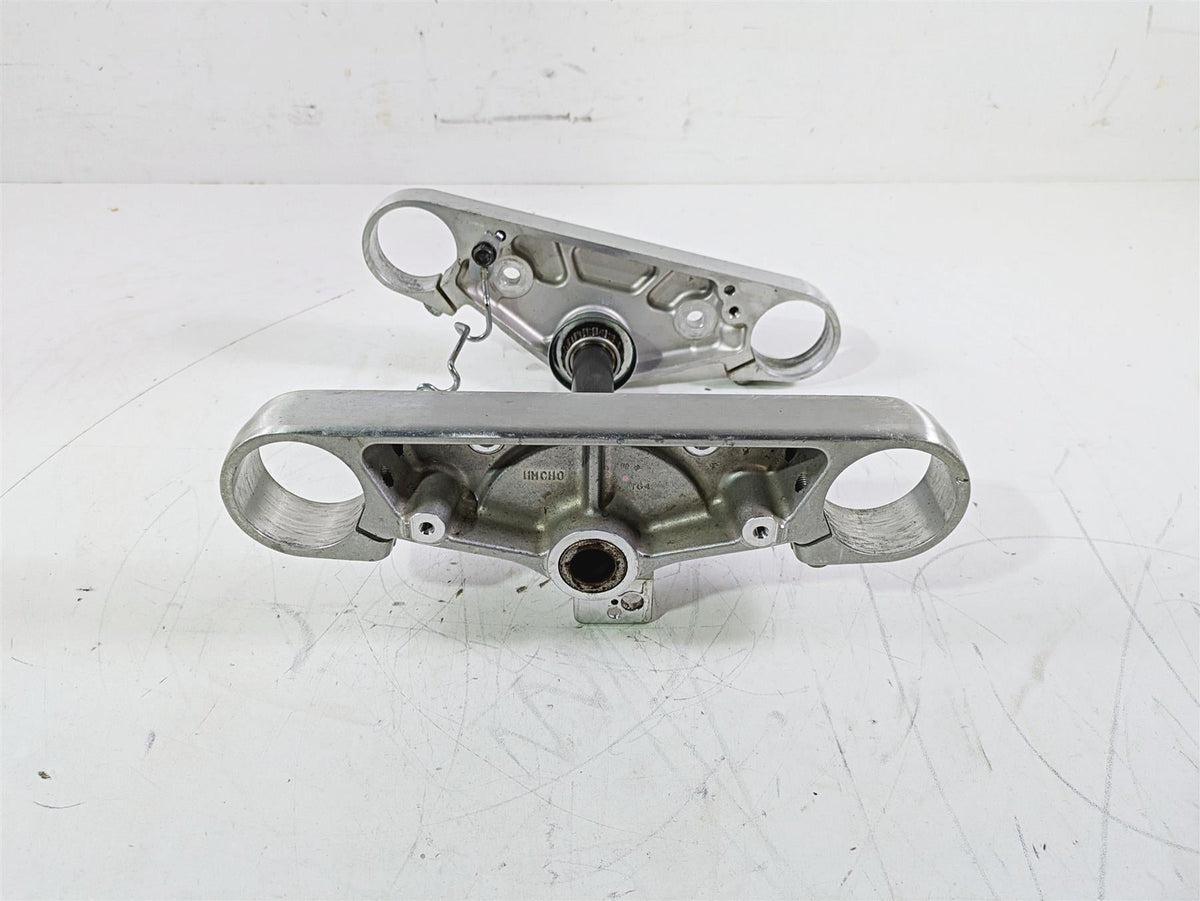 2002 Honda V-Twin VTX1800 C Upper & Lower Triple Tree Set READ 53219-MCH-000 {{ shop.shopifyCountryName }} - Mototech271