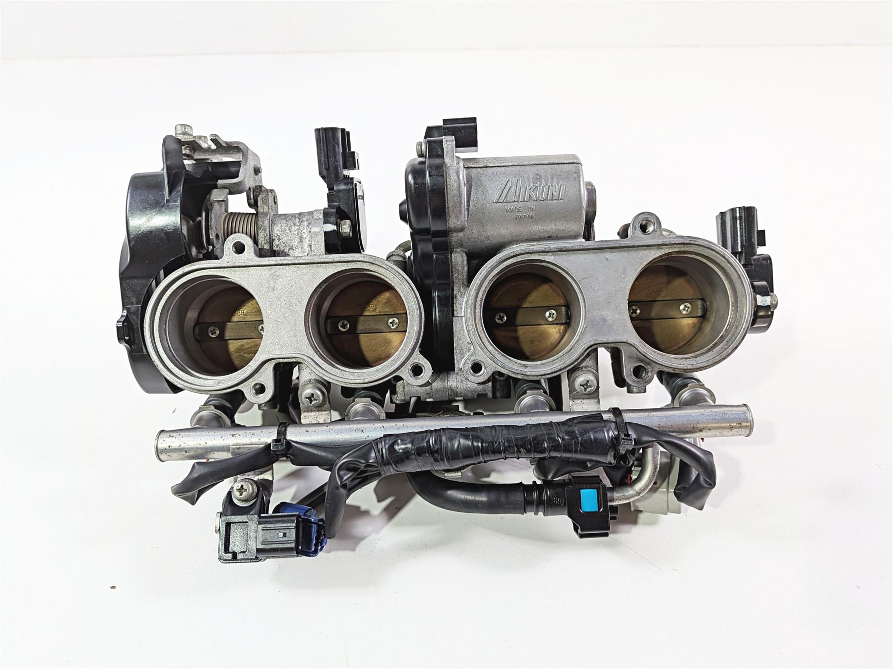 2008 Yamaha YZF R1 RN19 Mikuni Throttle Body Fuel Injectors Wiring 4C8-13750-20 {{ shop.shopifyCountryName }} - Mototech271
