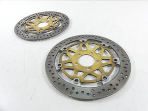 2001 Kawasaki ZX600J2 ZX6R Ninja Front Brake Rotor Disc Set 41080-1442-A4