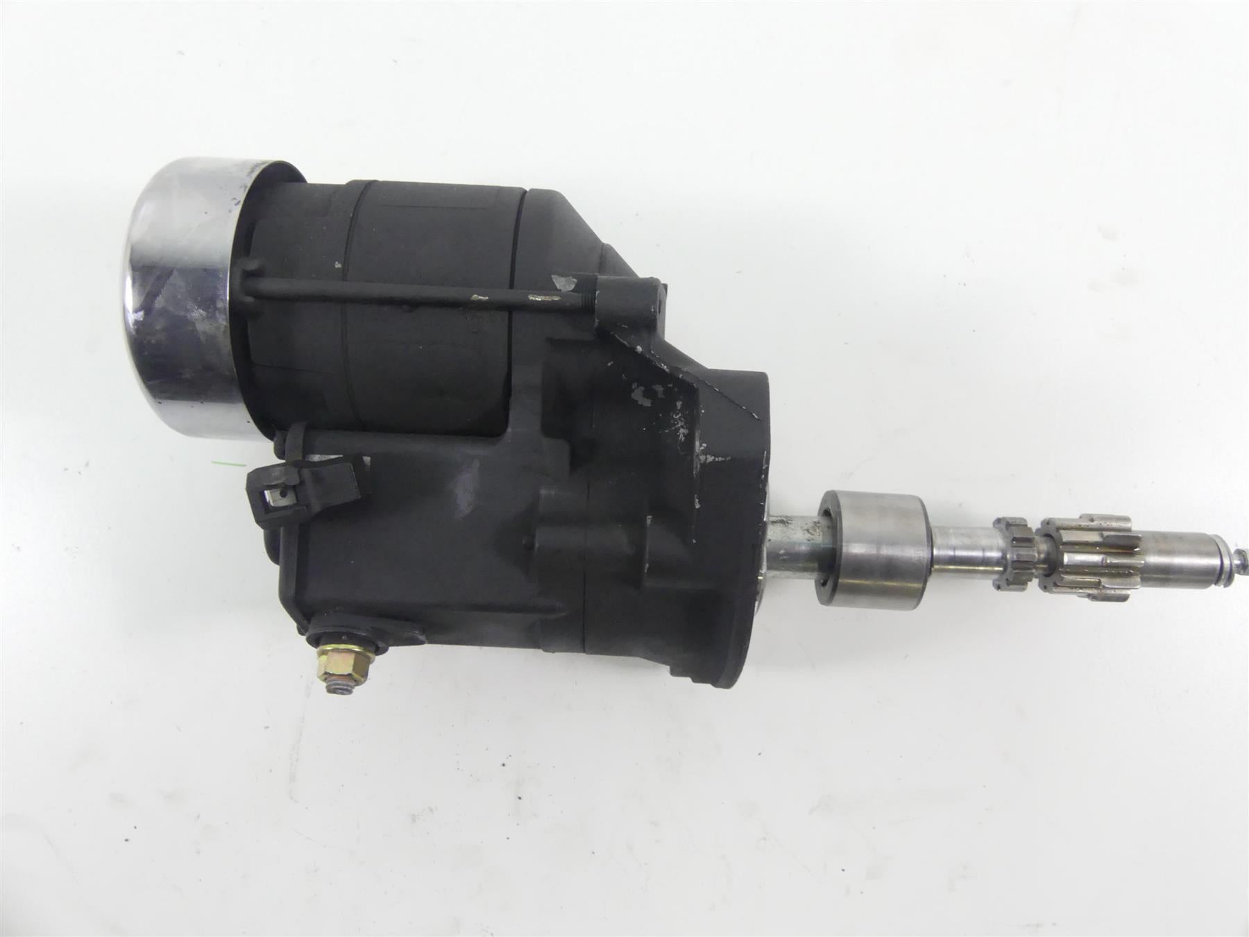 1999 Harley FXSTS Softail Springer Engine Starter Motor + Cover 31553-94B {{ shop.shopifyCountryName }} - Mototech271