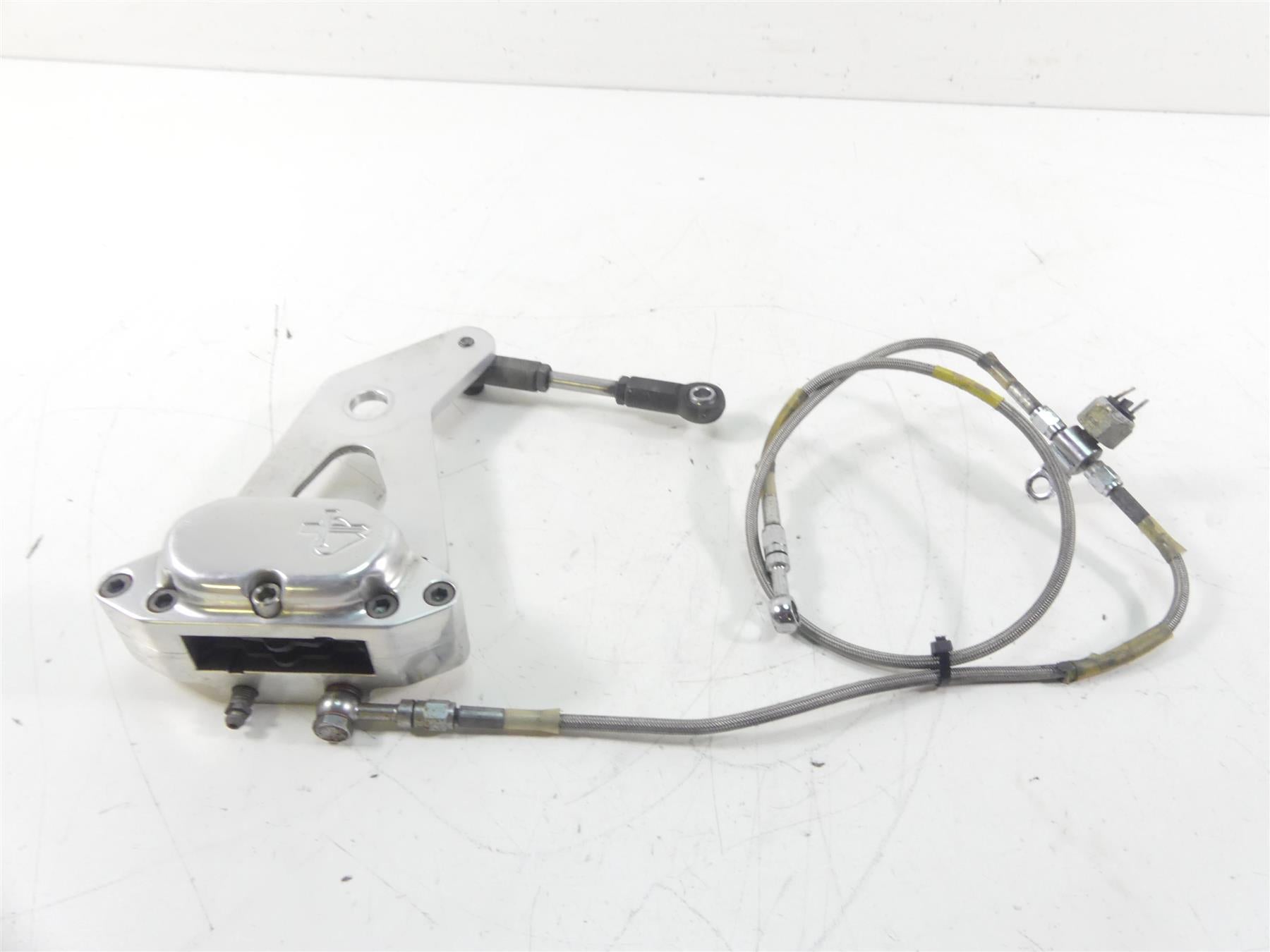 2001 Indian Centennial Scout Rear Brake Caliper & Mount & Line 53-176 {{ shop.shopifyCountryName }} - Mototech271