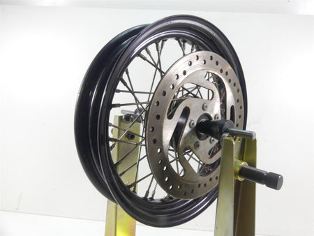 2016 Harley FLS Softail Slim Front Spoke Wheel Rim 16x3 + Rotor -Read 55107-12 {{ shop.shopifyCountryName }} - Mototech271