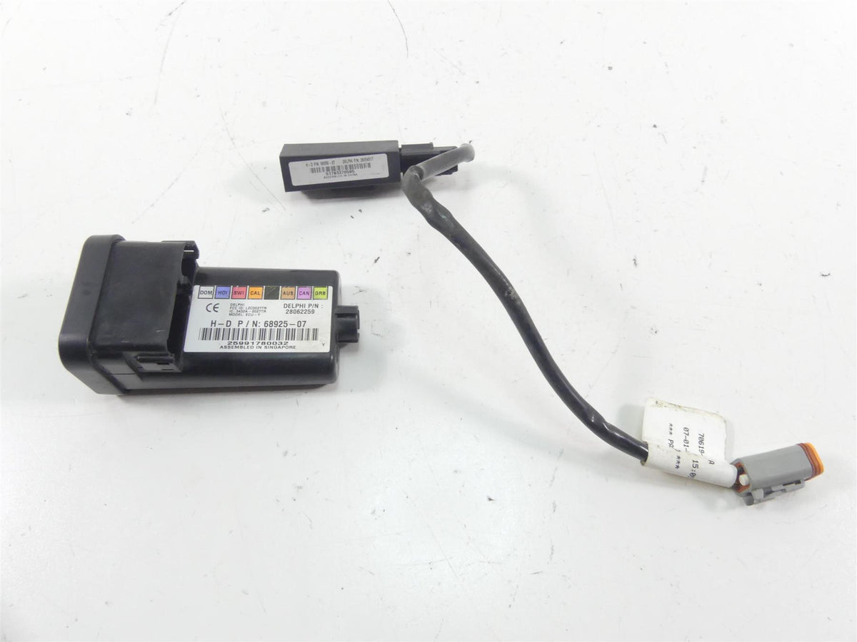 2010 Harley FXDWG Dyna Wide Glide Tssm Security Control Module Set 68925-07 {{ shop.shopifyCountryName }} - Mototech271